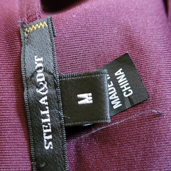 Stella & Dot Puff sleeve Neoprene style top - Medium - Picture 8 of 9